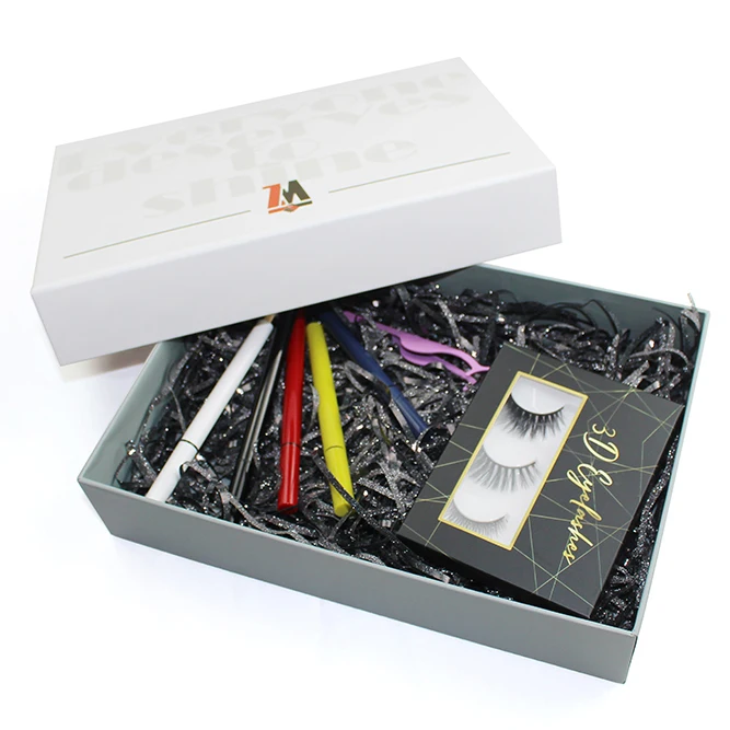 

Mink eyelashes in custom packing fortune bundle box