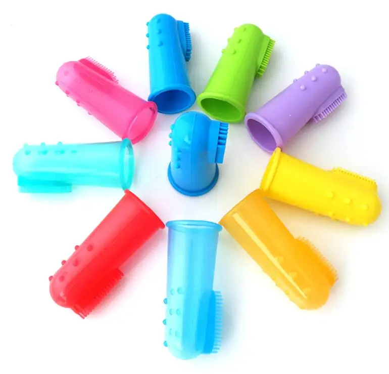 

Super Soft Silicone Pet Dog Cat Finger Toothbrush Pet toothbrush