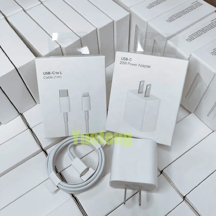 

Original Charger for Iphone Fast Charging Type-c PD 18W 20W Cable Charger For iPhone charger Cable, White