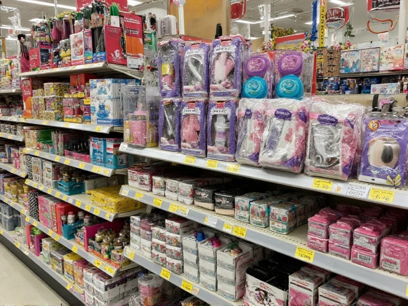 Craft supplies organized on Michaels store shelves with price tags