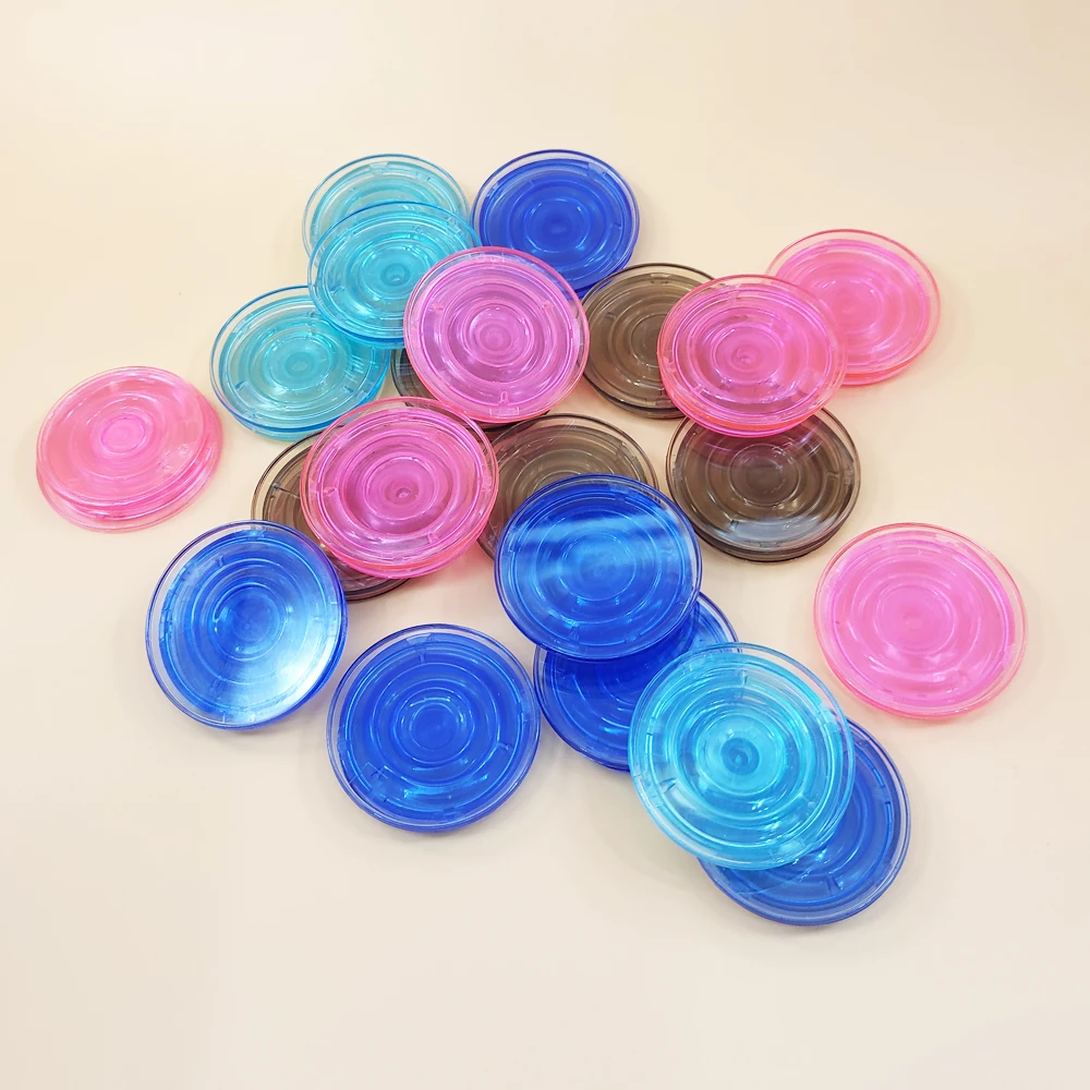 

Dropshipping Fidgettoys High Quality Blue Groove Transparent Folding Cell Phone Holder Epoxy Resin Glitter Macaron Ring Grip Tok, Blue, light blue, brown, pink