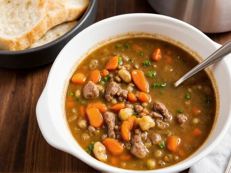 Perfect Beef Barley Soup in Instant Pot: Fast & Flavorful Recipe