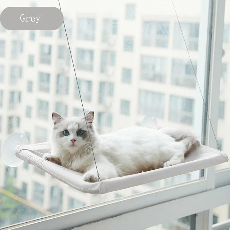 

MewooFun Manufacturer High Load Capacity Cat Hanging Hammock Pet Hammock Cat Bed for Window, As picture