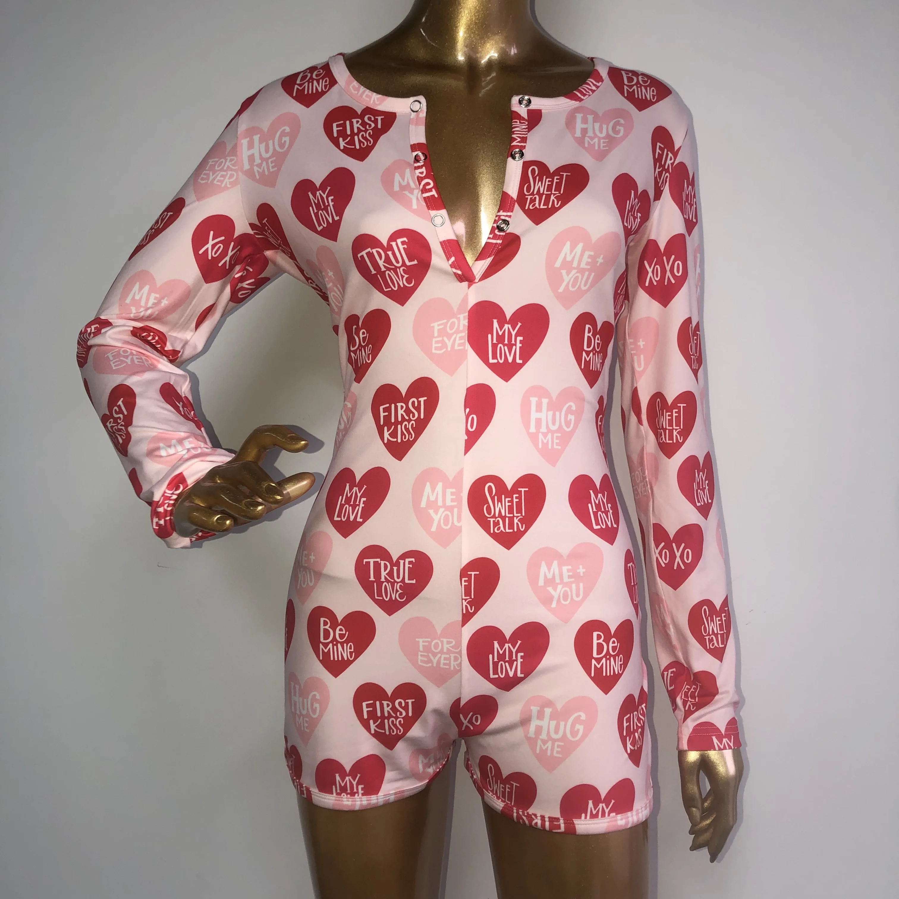 Valentine's day onesie for adults sexy women onesie
