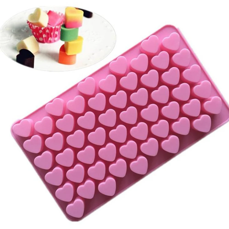 

55 lattice mini heart shaped cake silicone mold DIY baking cake chocolate pudding dessert cake tray mold decoration supplies