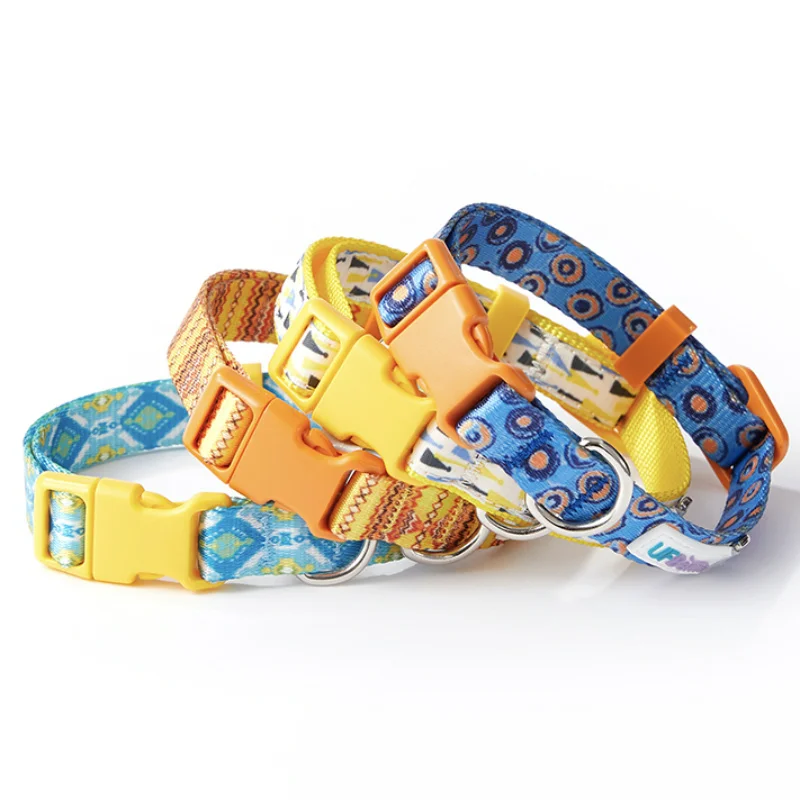 

UFBemo Colorful Custom Collares Para Perros Designer XS Small Dog Puppy Collars, 4 colors