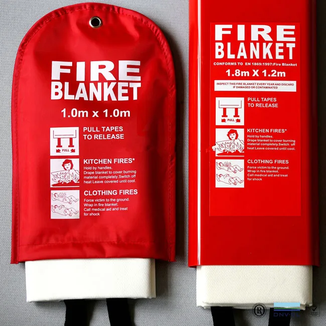 Glass Fiber Fire Blanket 1x1m 1.2x1.2m 1.4x1.4m 1.6x1.6m 1.8x1.8m