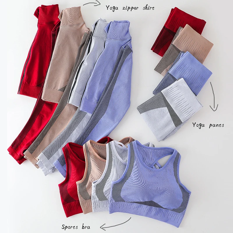 

Ropa Deportiva Gym Ladies Fitness Training Wear Workout Clothing Yoga Sports Leggings Activewear Suit Active Wear Women Yoga Set