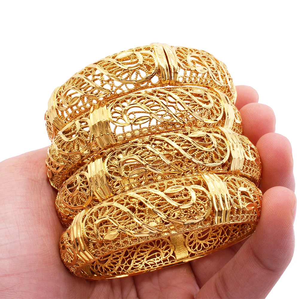 

Dubai designer bracelets 18K Gold plated for Girl/Women accessories wedding Jewelry African bangle bridal gifts Bracelet