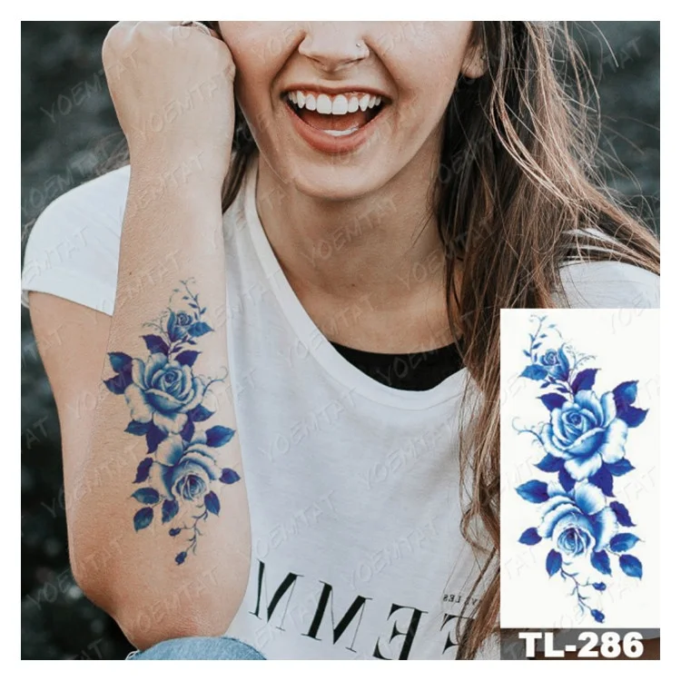 

New Style Anime Flash Tattoo Mehndi Designs Temporary Tatoo Sticker Custom Sexy Tatto sticker Waterproof, Cmyk