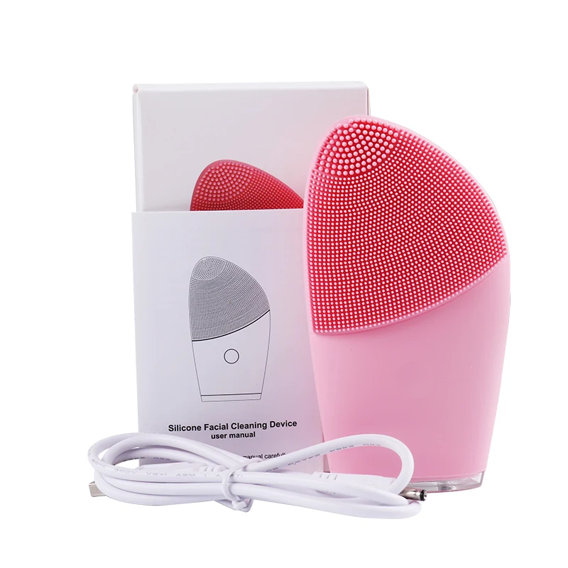 

home use Waterproof Silicon Facial Massager Electric Deep Cleansing brush beauty device