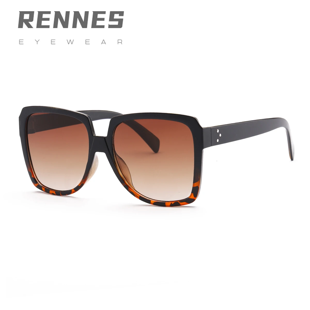 

[RTS]2021 Ins Fashion Life Style Big Frame PC Square Shape Sunglasses For Adult CE Custom Glasses