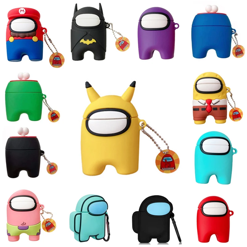 

Hot Sale Game Designers 3D Soft Silicone Wireless Earphone Protect Cover Case For Apple Airpods 1 2 Pro