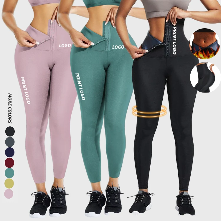 

Latest Design Trendy Tummy Control Leggings Leggings With Waist Trainer Belt With High Quality, Customized colors