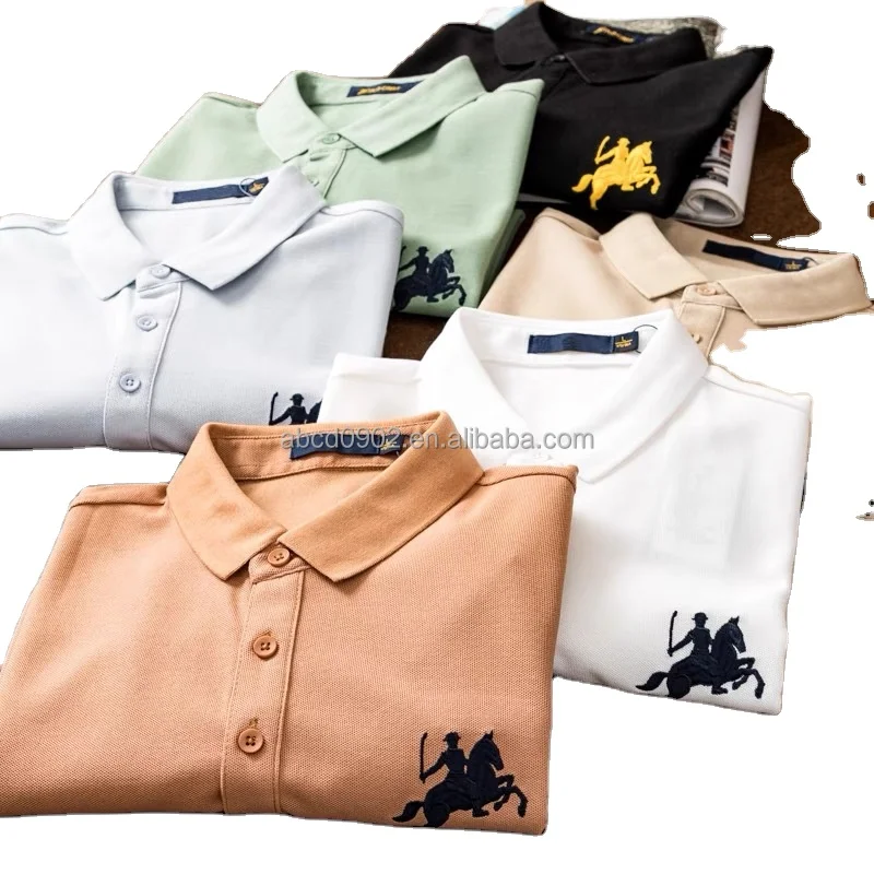 

Cotton men's casual lapel Polo shirt summer wholesale price made in China factory