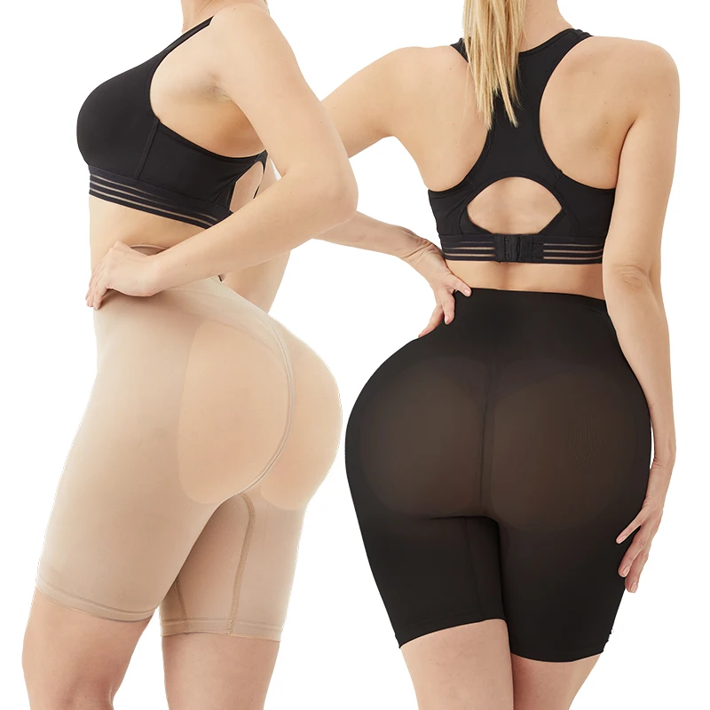 

Women Seamless High Waist Body Shaper Tummy Slimming Shapewear Butt Lifter Thong Panty Wholesale, Nude/black