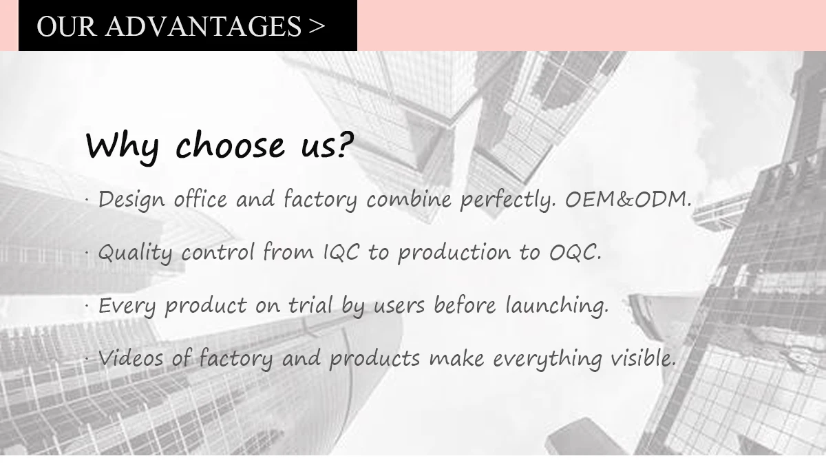 Our advantages