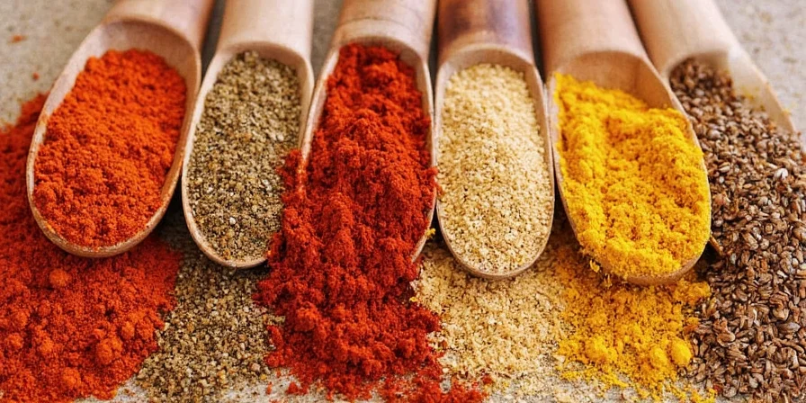 Busy Indian spice market