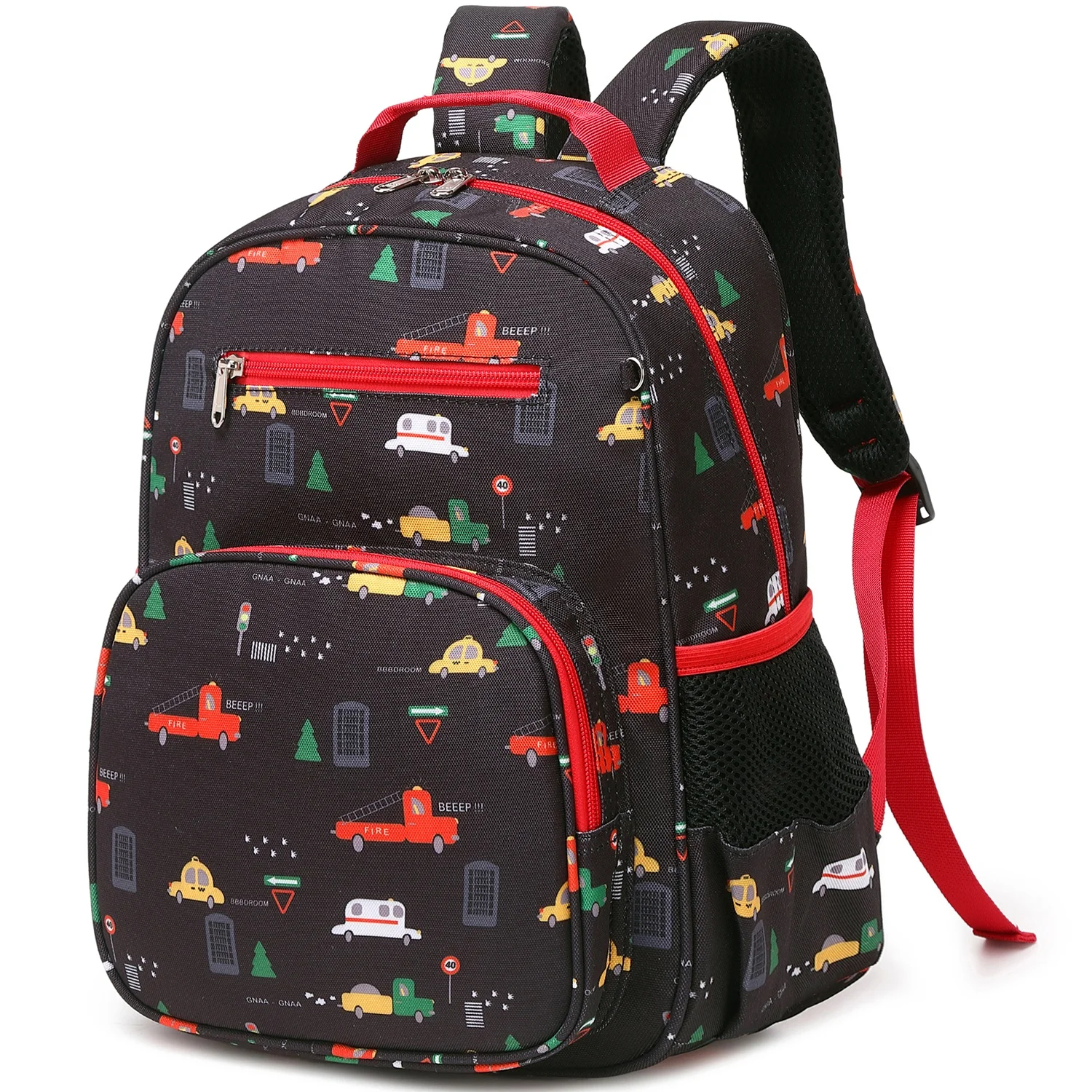 

Boutique school bags boys girls backpack cartoon car backpack book bags for kids bulk 900d polyester backpack school items