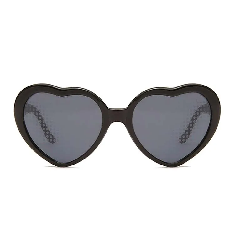 

Designer Shades Night Driving Sun Lens Love Heart Shape Sunglasses Women PC Heart Light Sunglasses Unisex Plastic Welcom OEM, Avalaible