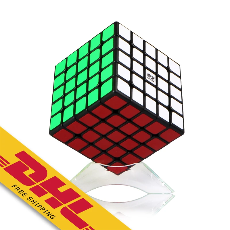 

Qiyi Qizheng Magic Cube 5x5 Sticker Cube 5x5x5 Cubo Magico Cubic Anti-stress 5 By 5 Puzzle Game Plastic Cube Toys For Children