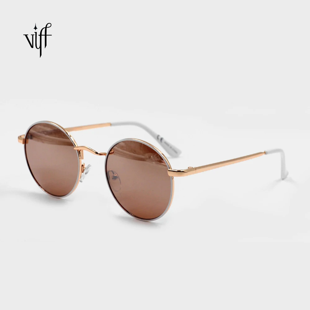 

VIFF Classic Alloy Frames Glasses HM18429 UV Protection Sunglasses Cool Oval Round Polarized Vintage Retro Sunglasses