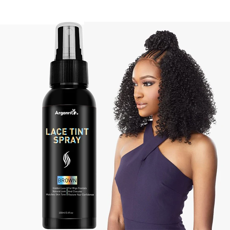 

Arganrro Private Label Lace Wig Tint Hair Spray Dries Quickly And Acts Like An Invisible Layer And Protector