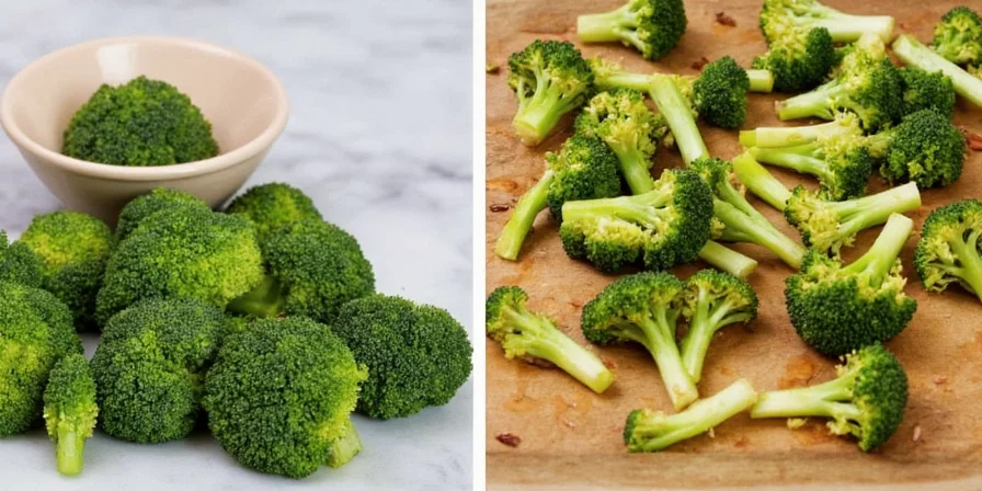Garlic and ginger marinated broccoli