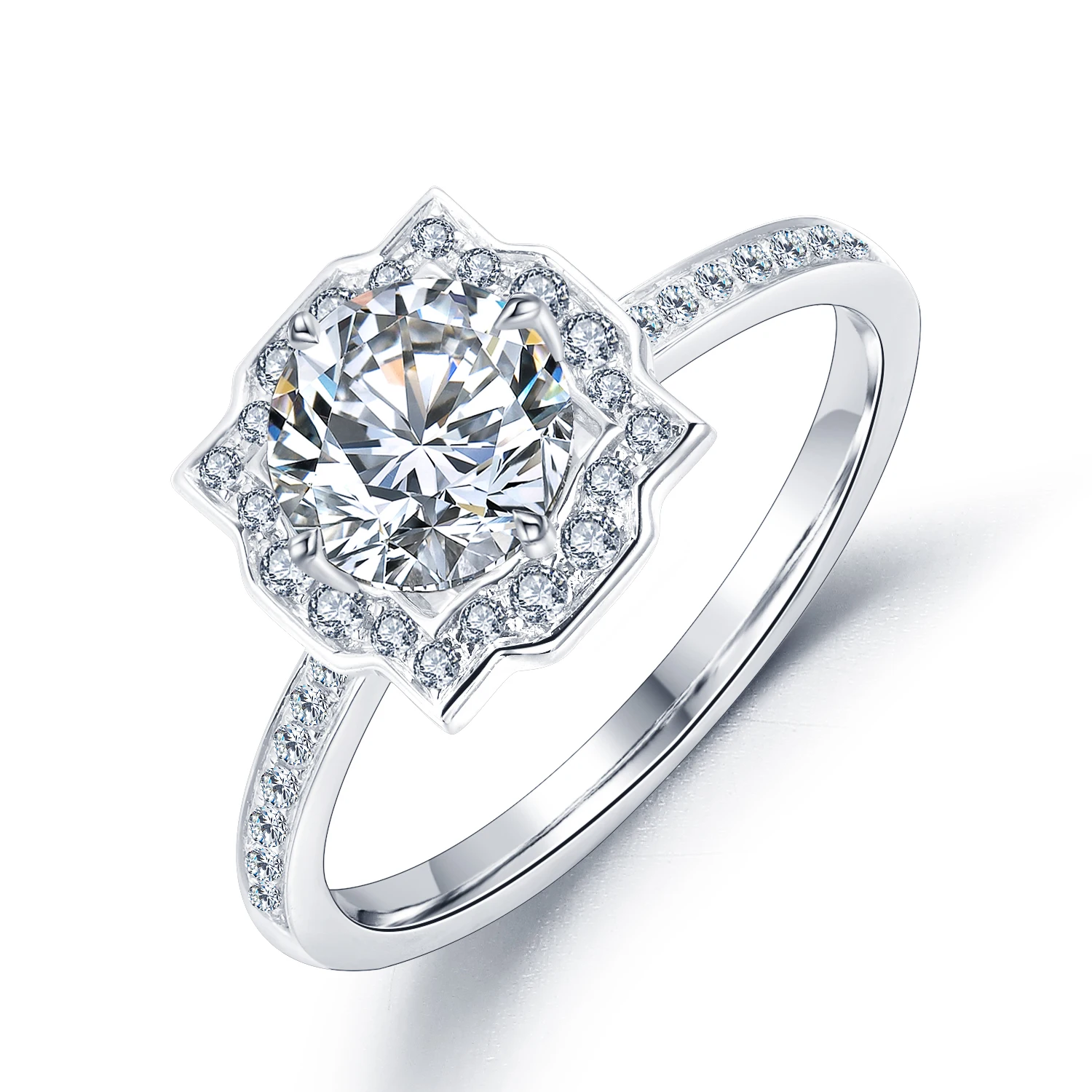 

0.7ct E SI IGI 18k Gold Lab Grown Diamond Small Size Ring Jewelry, White