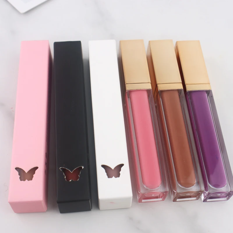 

No Logo Lip Stick OEM Private Label Custom vegan Waterproof Long lasting Matte Liquid Lipstick