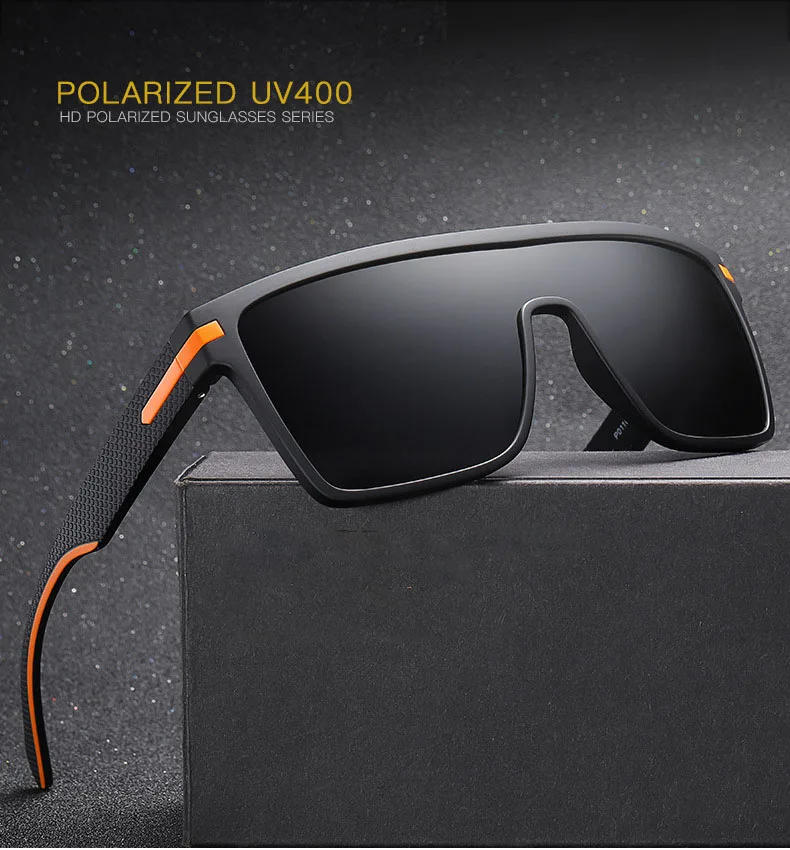 

wholesale 2020 new arrivals fashion tac lens one piece square oversized driving polarized men shades sun glasses sunglasses 2021