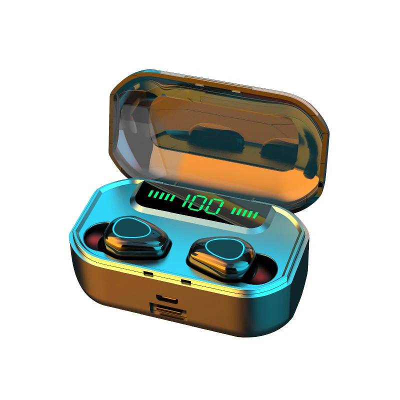 

2022 G20 Tws True Waterproof Earbuds Headphones Wireless Earphone With 3500mah Power Bank Function