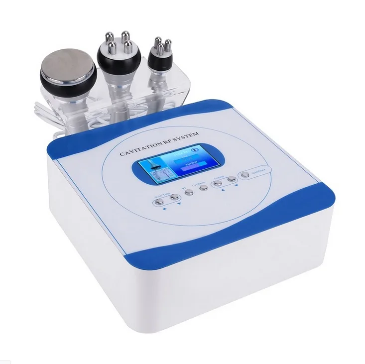 

Professional Portable 6 in 1 Ultrasonic Cavitation RF Vacuum Slimming Machine, White