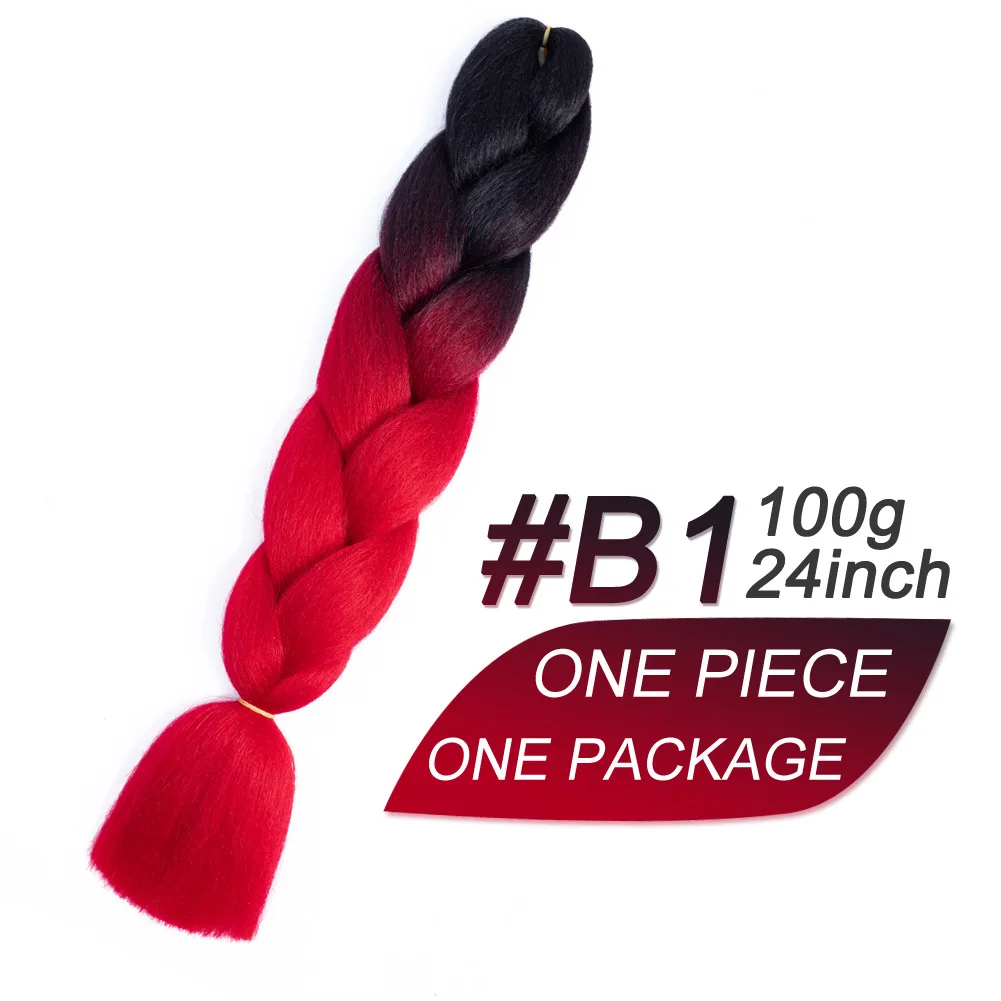 

Synthetic Yaki Braid Hair Extensions 24 Inch 100g Jumbo Hair Braiding