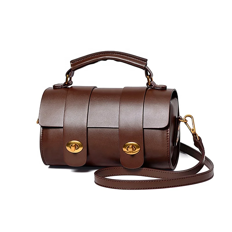 

Classic Retro High-grade Exquisite Handbag Real Leather Woman Tote Bags Wholesale Stylish Luxury Shoulder Bags CLN19-220