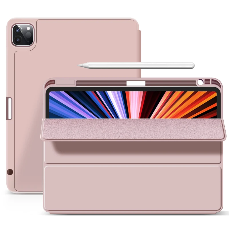 

Smart Case For 2021 iPad Pro3 11 Inch Cover For iPad Pro 11 2021 Pencil Holder Cover
