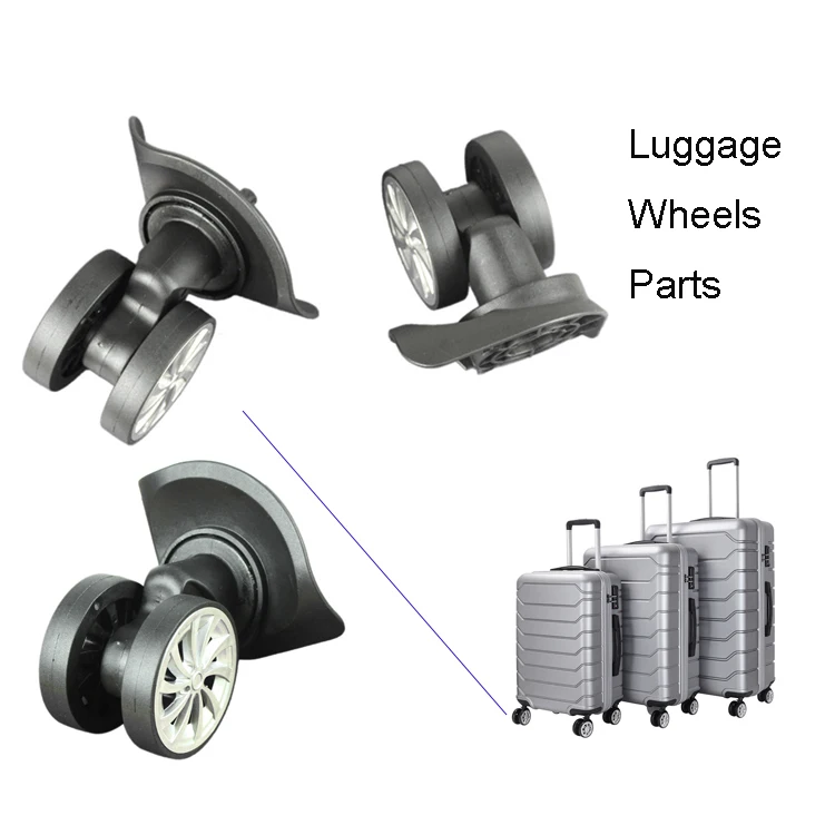 Replacement Suitcase Luggage Swivel Wheels Trolley Wheel Casters for Any Bags 