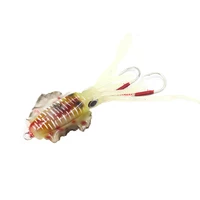 

FJORD 60g Thin-finned squid with ears luminous Octopus squid soft sea bait fishing lure