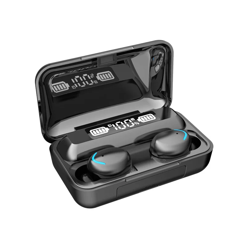 

2020 Hot Selling F9 TWS Sports Earphones Noise Cancelling wireless Earbuds V5.0 Wireless Headphones with 2000mAh Charging box