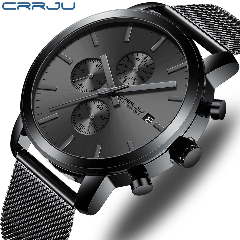 

Hot Sale CRRJU 2287 Custom Brand alibaba online shopping Luxury Men Watches Wrist Quartz Watch