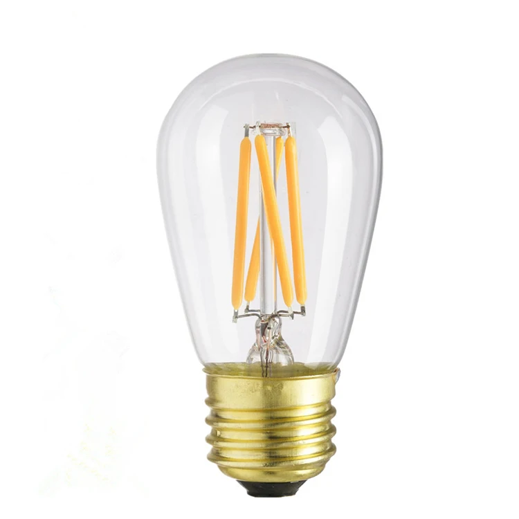 Manufacturer Led glass string bulbs Waterproof outdoor vintage bulb holiday lighting vintage edison S14 Filament LED Bulb