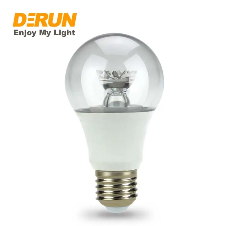 8W E27 600LM Perfect Energy Saving A60 CLEAR LED Bulb Lamp Light for home living room restaurant hotel With CE Rohs , LED-CLEAR