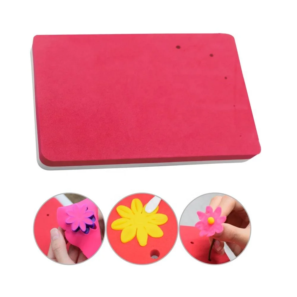 

AK Fondant Sponge Cake Tools Decorating Bakery Products Tools Flower Fondant Foam Mat, Red and white or customized colors