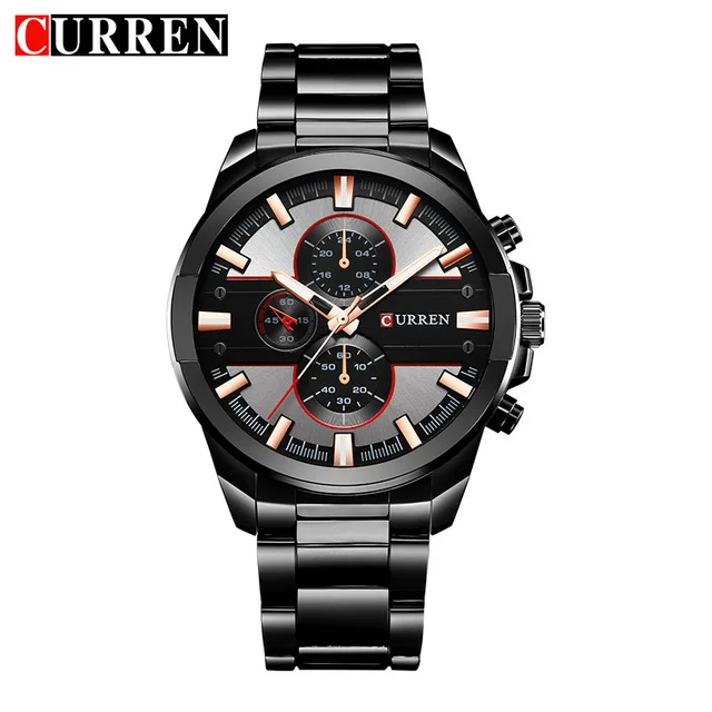 

CURREN 8274 Men Japan Quartz Watch Casual Stainless Steel Band Business Wristwatch Fashion Waterproof Men Watch