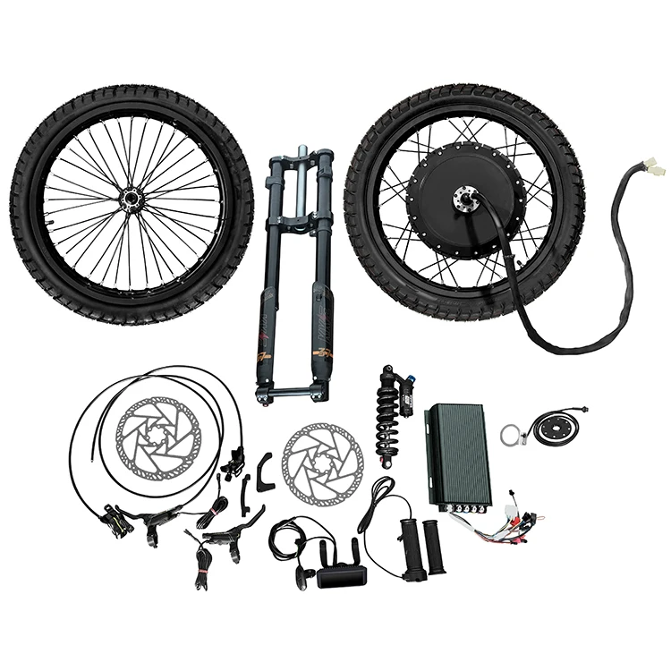 

AbleBike 72V 8000W WP40H gearless hub motor whole system ebike conversion kit