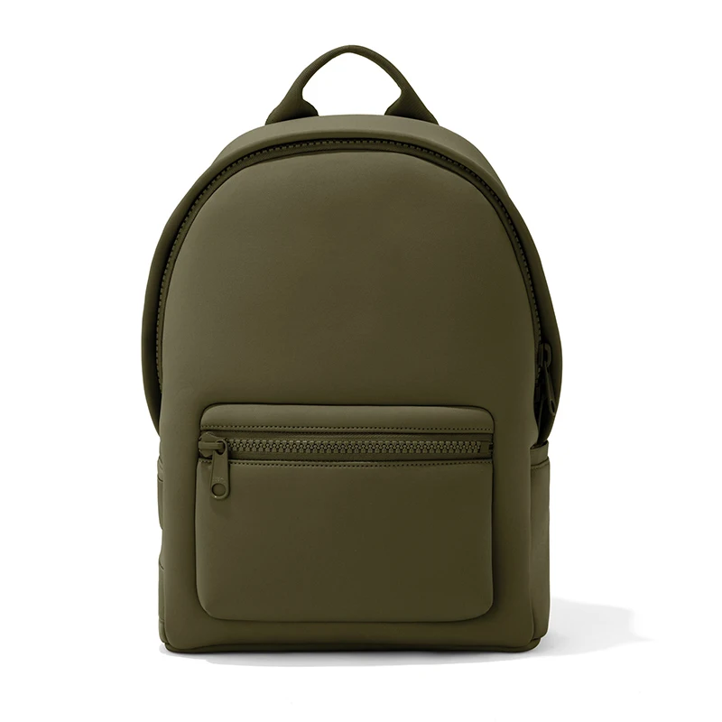 

Wholesale Neoprene Softback Backpack Army Green Laptop Backpack Men Women Backpack