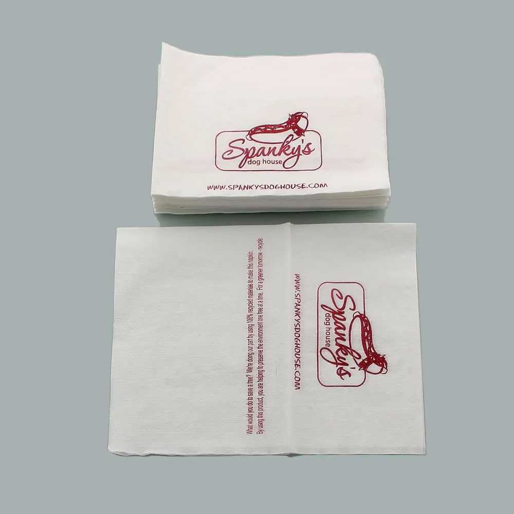 33x33cm Large Table Napkin Disposable Serviette Paper Napkins With Logo