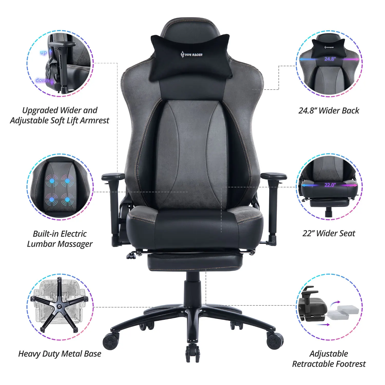 office chair back massager