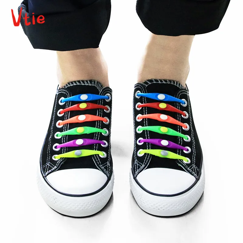 

Elastic Shoelaces No Tie for Kids and Adults, Waterproof Silicone Flat Athletic Sport Shoe Laces for All shoes