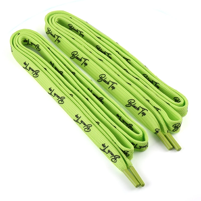 

Custom Flat 15MM Thick Polyester Printed Shoelace Draw Cords Logo For Hoodie String Drawstring Drawcord, Black,white,green,red or custom any color